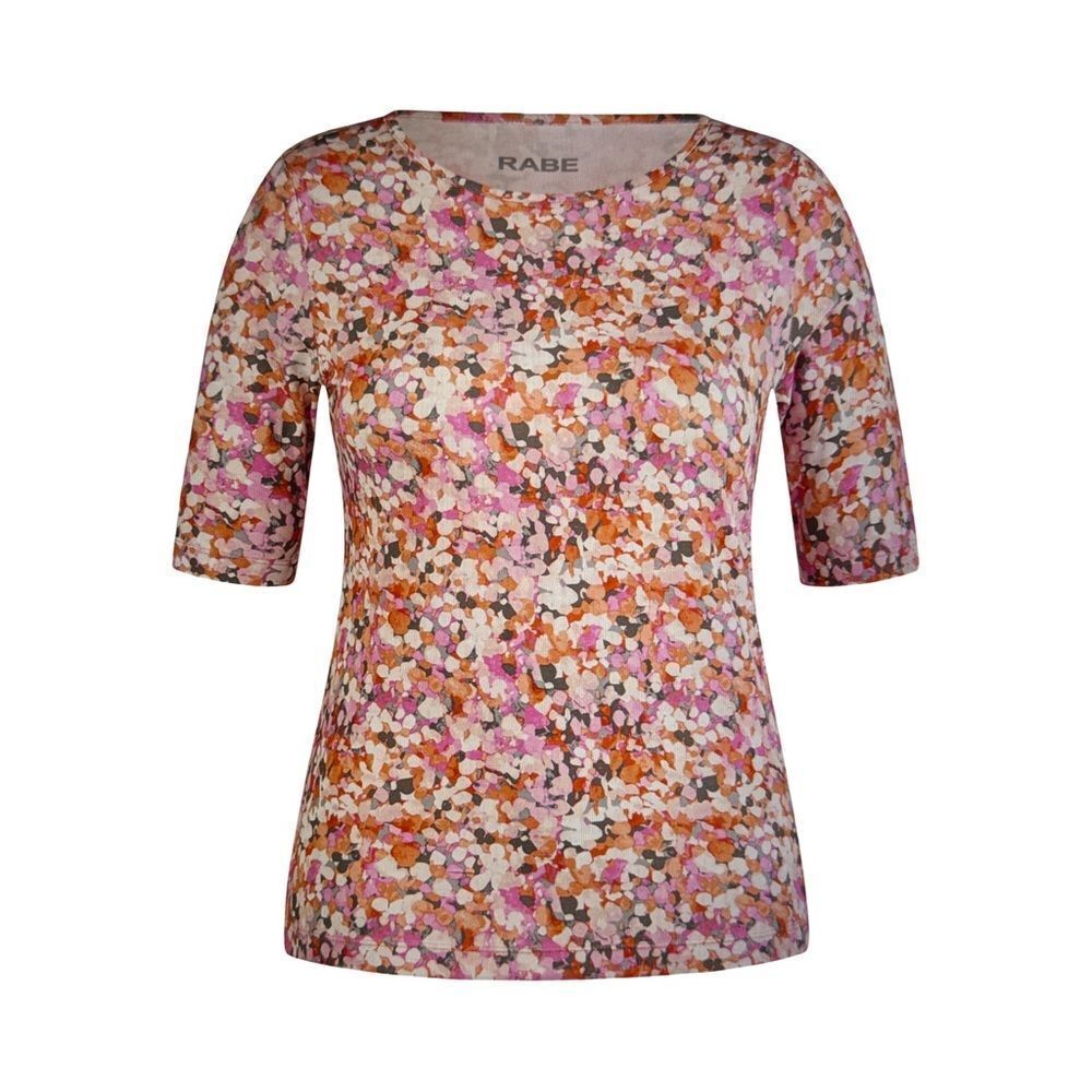 Rabe Abstract Print T-Shirt Pink Multi